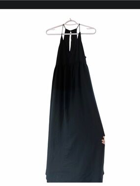 Black Maxi Halter Dress